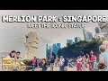 [4K] Merlion Park : Singapore Walking Tour