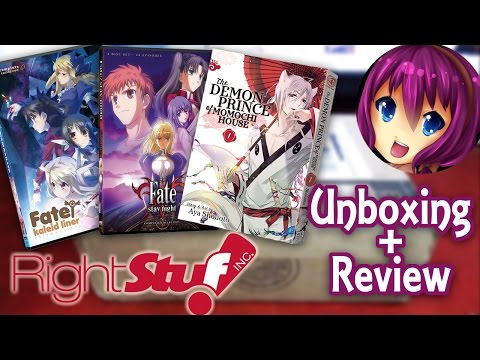 RightStuf! Unboxing + Review: Fate DVDs & Demon Prince of Momochi House Manga