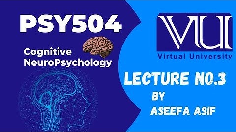 Psy504 Lecture#3 Cognitive Neuropsychology by Aseefa Asif
