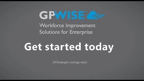 GP WISE: A digital learning and user enablement solution run on SAP® Enable Now