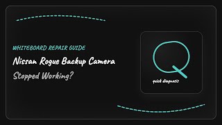 Nissan Rogue Backup Camera Stopped Working: Troubleshooting