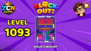 Block Out Level 1093 Walkthrough | Full Solution