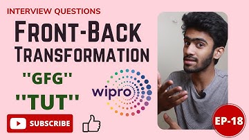 Wipro Coding Question | Front-Back Transformation | Daily Dose-18 | Tamil | code io