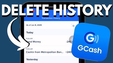 How to Delete Transaction History in GCash