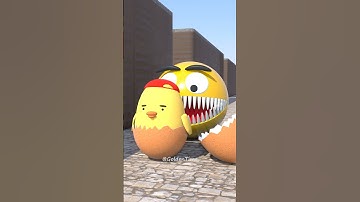 Pacman vs Egg 🥚🐣🐤 #shorts