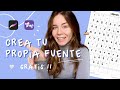 Cómo crear una tipografía con tu letra GRATIS // Tutorial de calligraphr ✍🏼