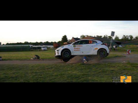 Roel van der Zanden and Ashley de Boer at the GTC Rally 2022