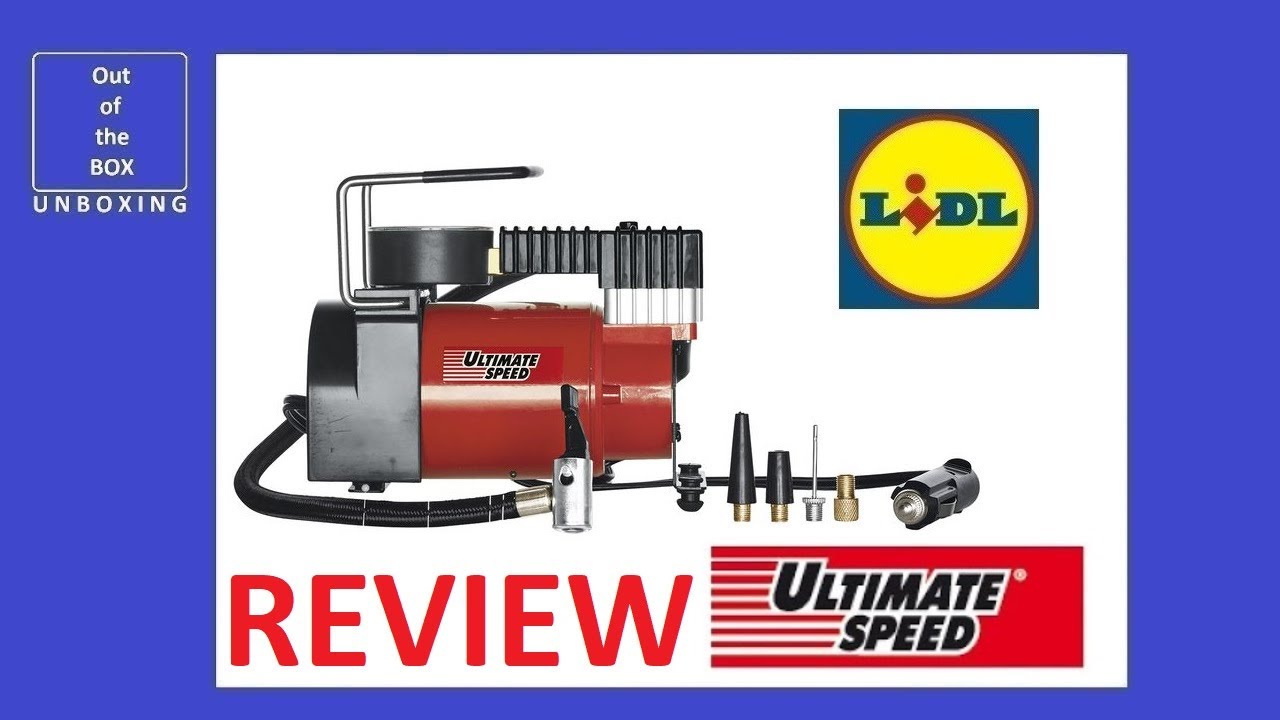 UltimateSpeed Mini Compressor UMK 10 C2 REVIEW (Lidl 10 12V) - YouTube
