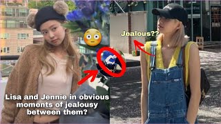 LISA AND JENNIE IN OBVIOUS MOMENTS of 'jealousy'?? 😳🙈 (new video) #Jenlisa