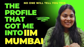 Revealing My Profile and My CAT Exam strategy that got me into IIM MUMBAI | Non Engineer