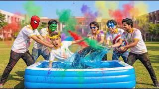 Holi par Avengers ne loki ko colour tub me fek diya 🤣🤣