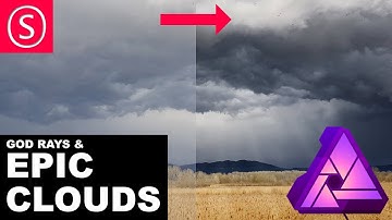 Affinity Photo: Epic Clouds Tutorial - Shape Clouds - Create God Rays