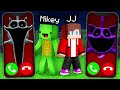 Why Scary CATNAP CALL to JJ and Mikey at NIGHT in Minecraft Maizen!