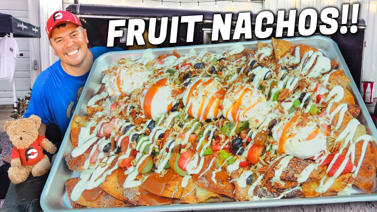 7lb Heavenly Fruit Nachos Challenge!! YouTube