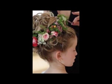 Flower girl wedding hairstyles