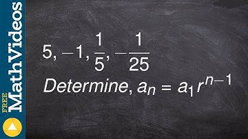 Learn how to determine the nth term of a geometric sequence