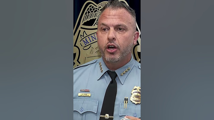 Minneapolis Police Chief O’Hara responds to Trump pardoning Derek Chauvin ‘rumor’