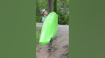 Loading a Kayak By Yourself cartopping onto SUV with Yakima crossbars and J-Hooks #kayaking #reggae