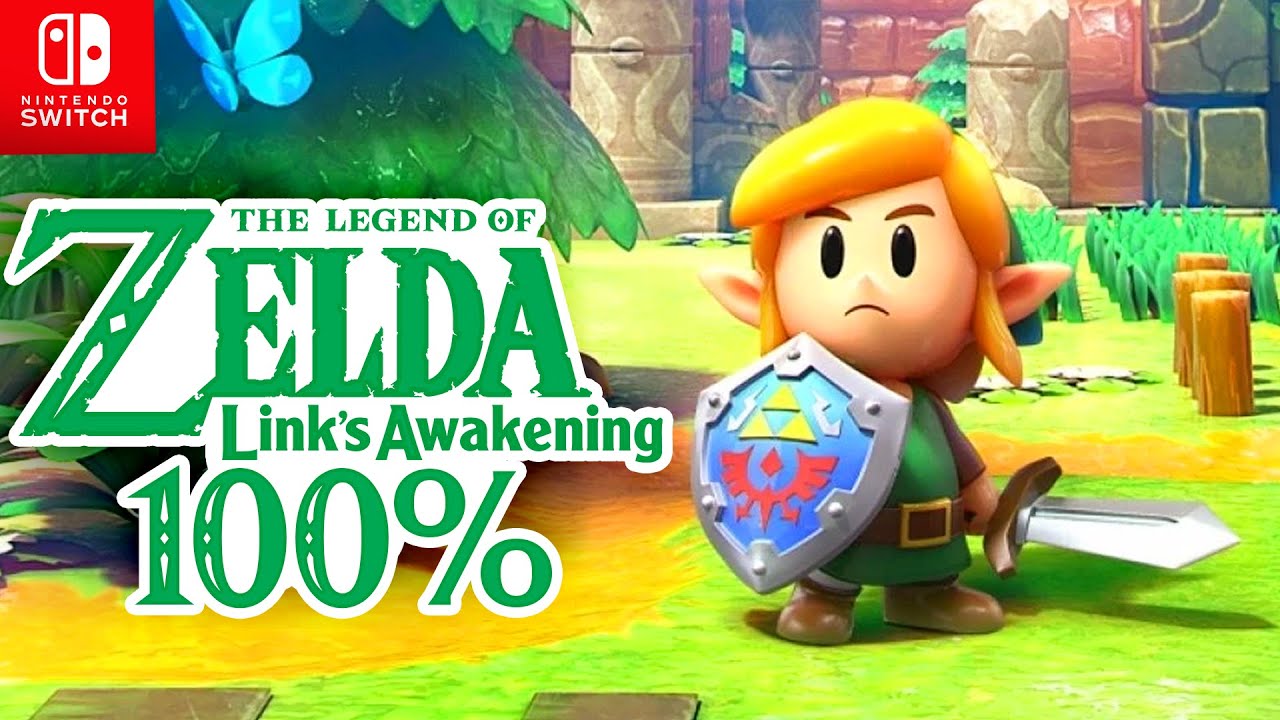 Link's Awakening - FULL GAME 100% Walkthrough (Nintendo