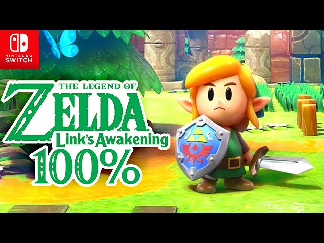 Link's Awakening - FULL GAME 100% Walkthrough (Nintendo Switch