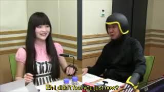 Sugita Tomokazu teasing Uesaka Sumire on Lady Go!! #143 (2014-06-23) [greduan Subs]