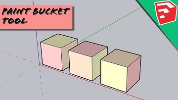 How To Use Paint Bucket Tool In SketchUp