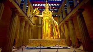 A Look At The Parthenon in Centennial Park, Nashville, Tennessee