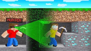HUNTERS USE XRAY VS Minecraft SPEEDRUNNER!