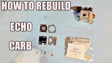 How to Rebuild a Carburetor on an Echo Trimmer or Edger