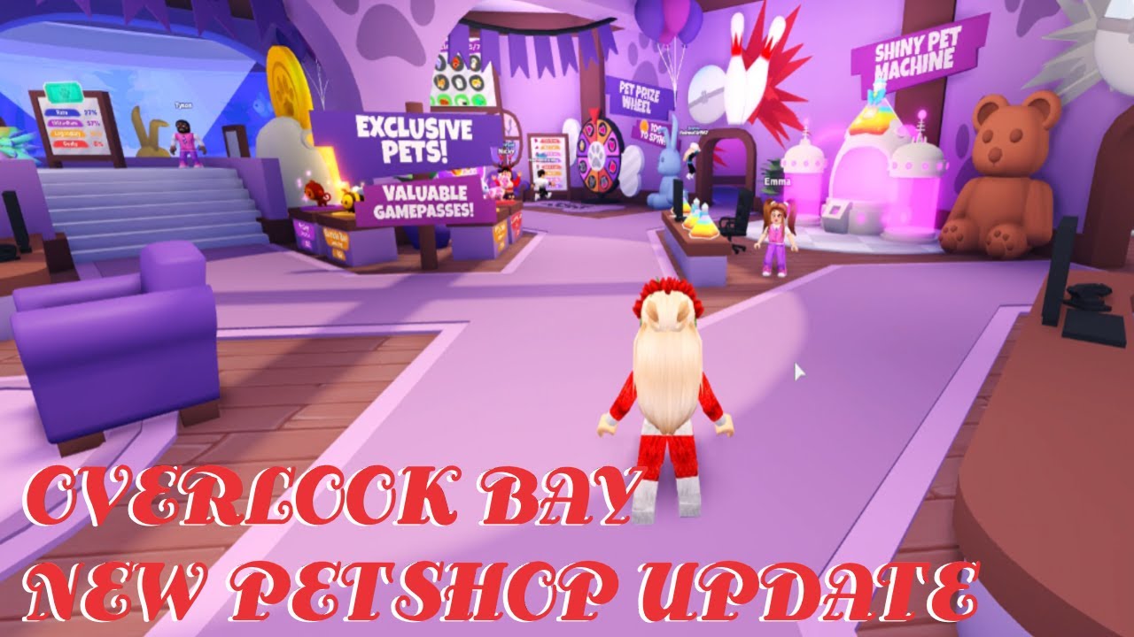 NEW🎡 🐾PET SHOP🐾 🎡UPDATE, Overlook Bay, Roblox