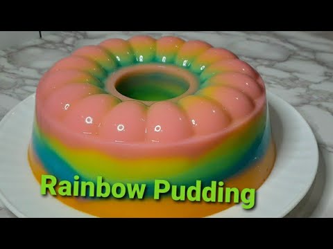 DELICIOUS DESSERT‼ Rainbow Pudding Recipes.My Kids Love So Much This ...
