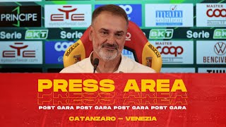 PRESS AREA | VIVARINI NEL DOPO GARA DI CATANZARO - VENEZIA 🎙