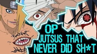 10 Overpowered Naruto Jutsu that just Didn't Accomplish Anything!! - NUX RANTS