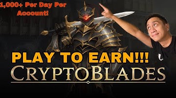 CRYPTO BLADES PLAY TO EARN GAMEPLAY FOR BEGINNERS | TUTORIAL