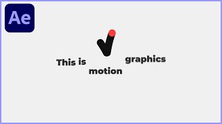 Minimal Circle Motion Graphics Text Animation in After Effects - After Effects Tutorial #2
