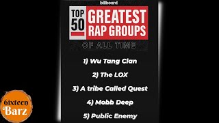 Billboard top 5 BEST RAP GROUPS | Fan Updated List
