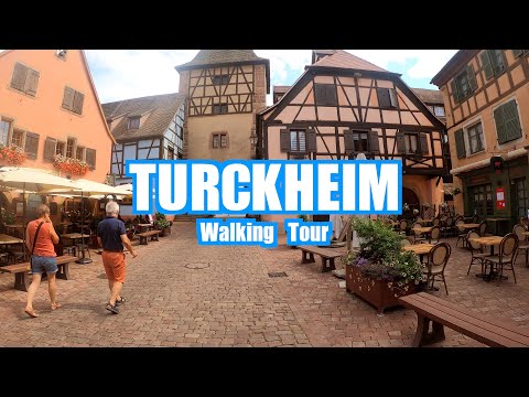 Turckheim France 🇫🇷 Walking Tour in 4K - Alsace region