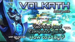 Volkath | Complete Tutorial and Guide | LiênQuân Mobile | RoV | AoV | Arena of Valor | How to play ? screenshot 5