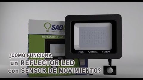 ¿Cómo funciona un Reflector LED con sensor de movimiento?