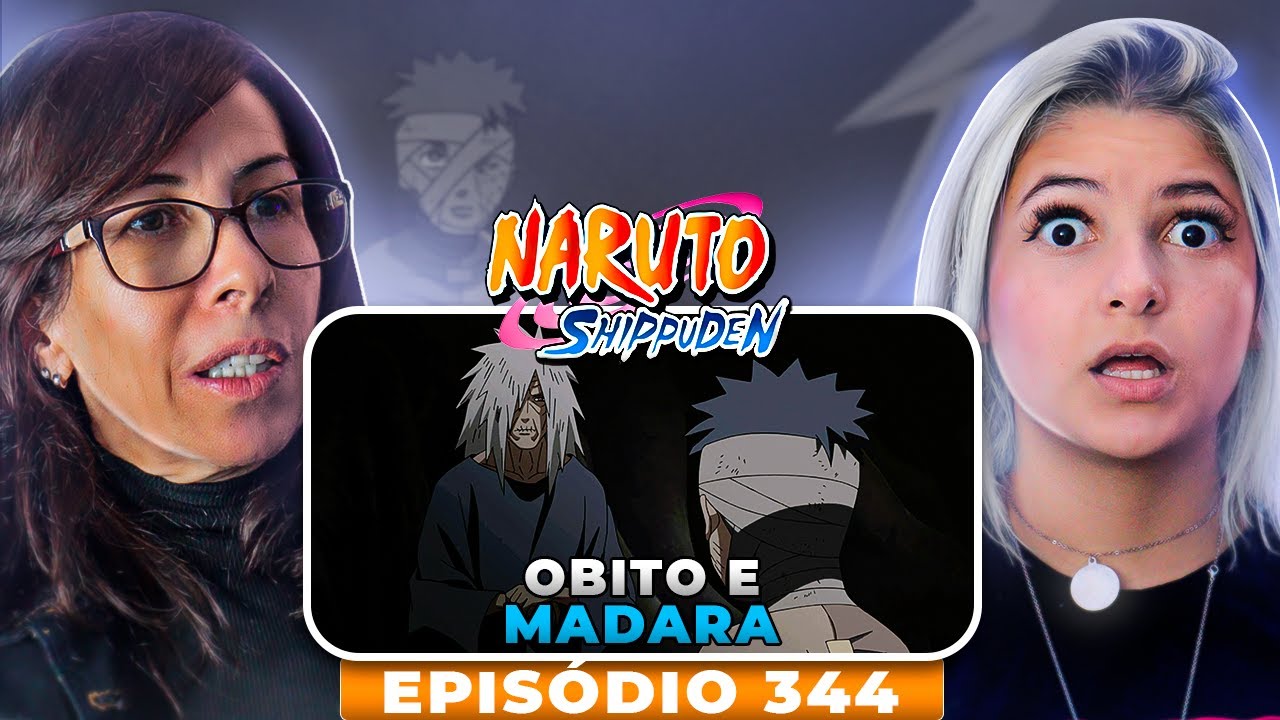NARUTO SHIPPUDEN - EPISODIO 344: O passado de Obito! [REACT]