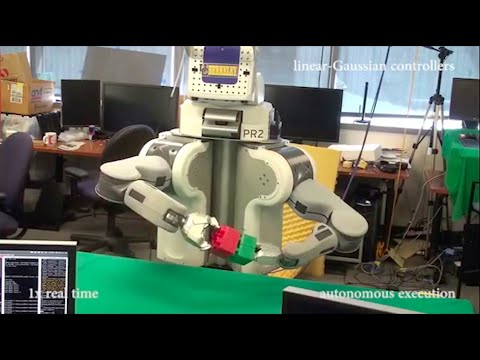 BRETT the Robot learns to put things together on his own