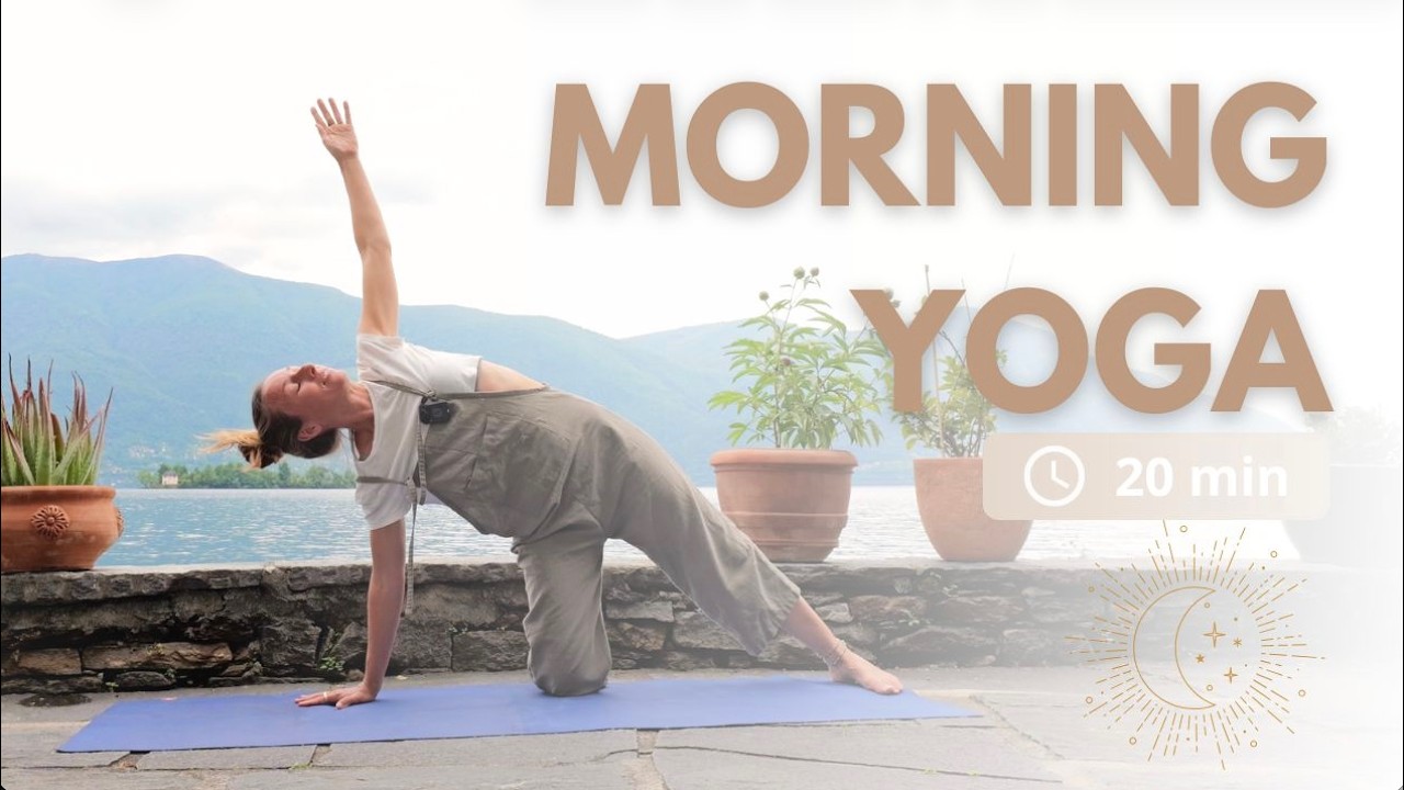 20 Min Gentle Morning Yoga Flow | Wake Up & Feel Good - YouTube