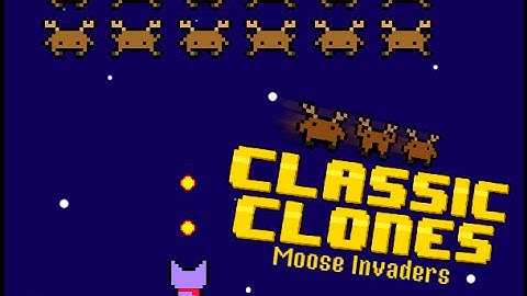 Moose Invaders - A Space Invaders clone in Greenfoot (Classic Clones #1)