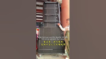 The CAF audio line array speaker #soundequipment #linearray #stagesound