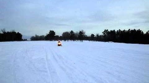 2002 Polaris Edge X 700 fly-by with MBRP race can