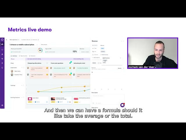 Redefining Journey Management - Live demo: CX metrics in practice