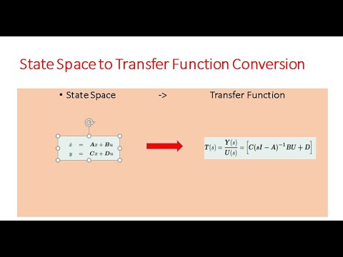 Converting State Space to Transfer Function - YouTube