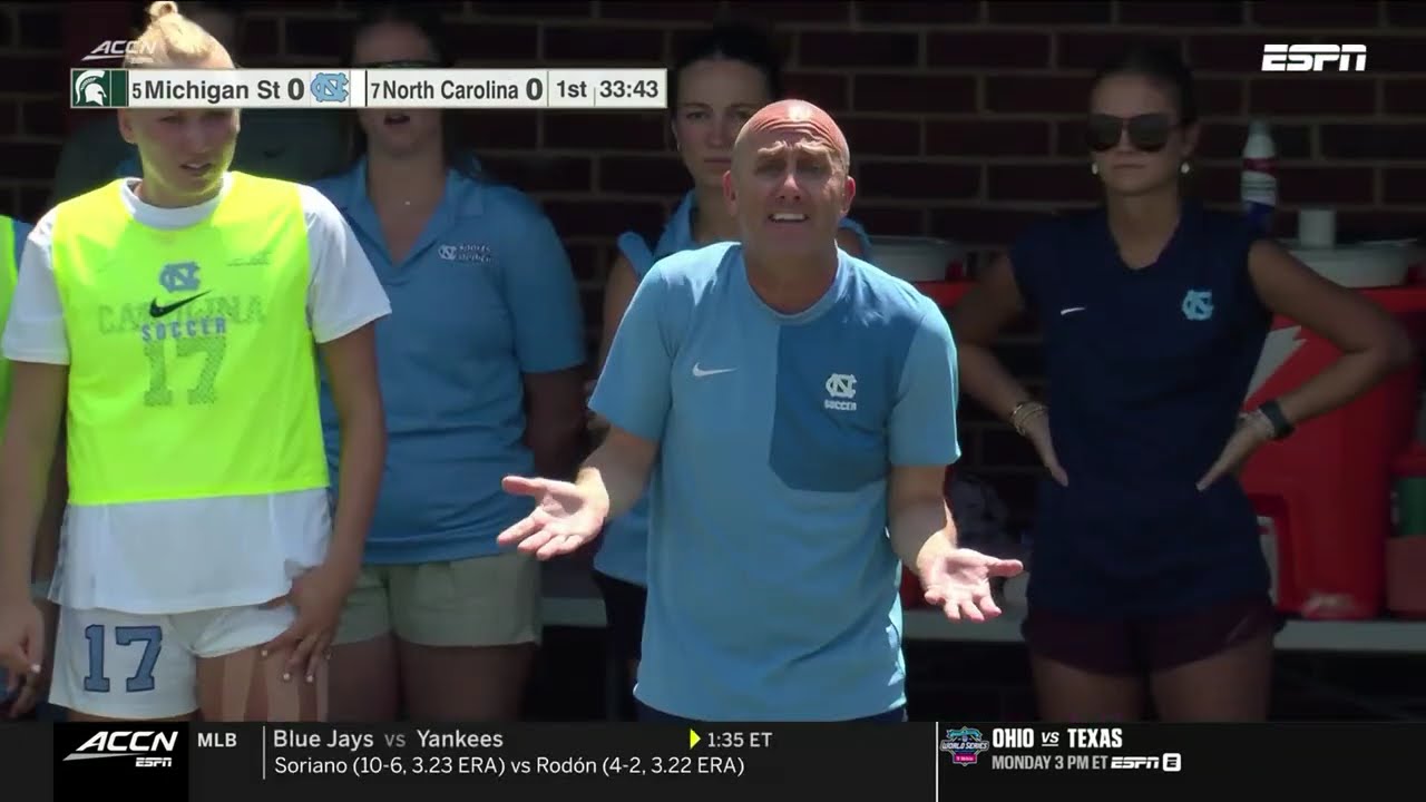 Michigan St. vs. North Carolina Full Match Replay | 2026 ACC Women's Soccer
