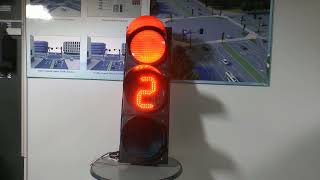300Mm High Flux Full Traffic Light With Countdown Timer