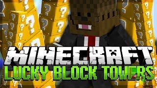 Minecraft: Lucky Block TOWER PVP Modded Minigame w/ TBNRFrags, Vikkstar and AshleyMariee | JeromeASF